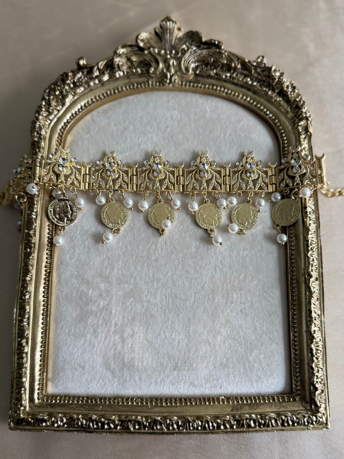 Bijou de tête Hiya – bijou traditionnel algérien Lebsili
