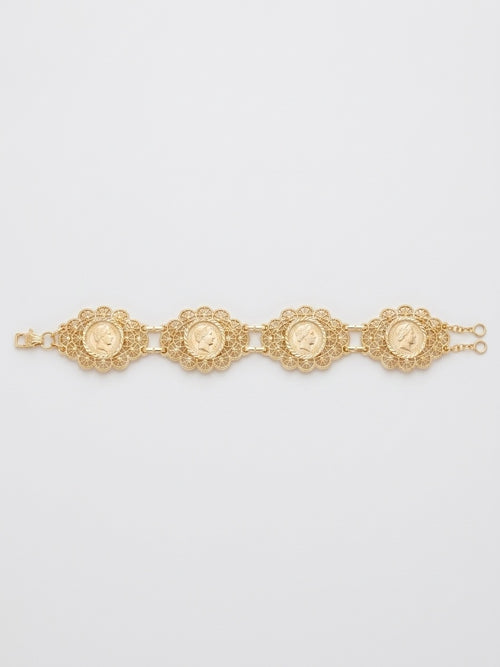 Bracelet Flora – bijou traditionnel algérien Lebsili