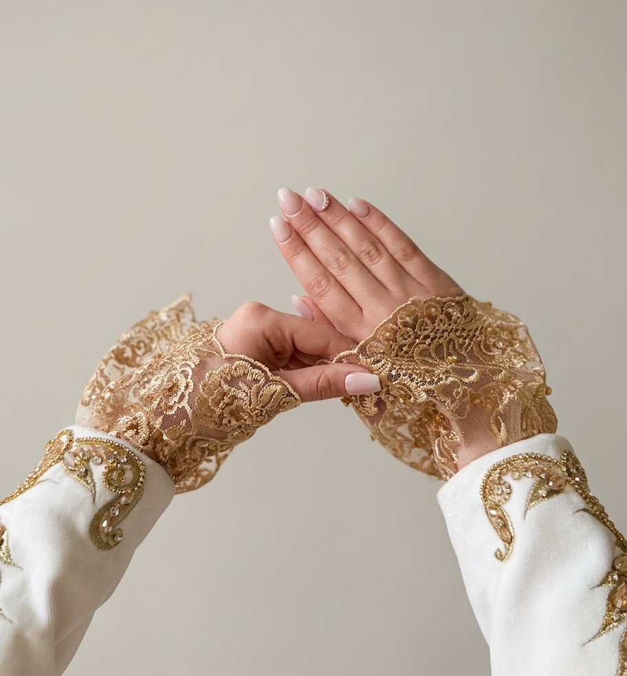 Karakou Sleeves - Beaded