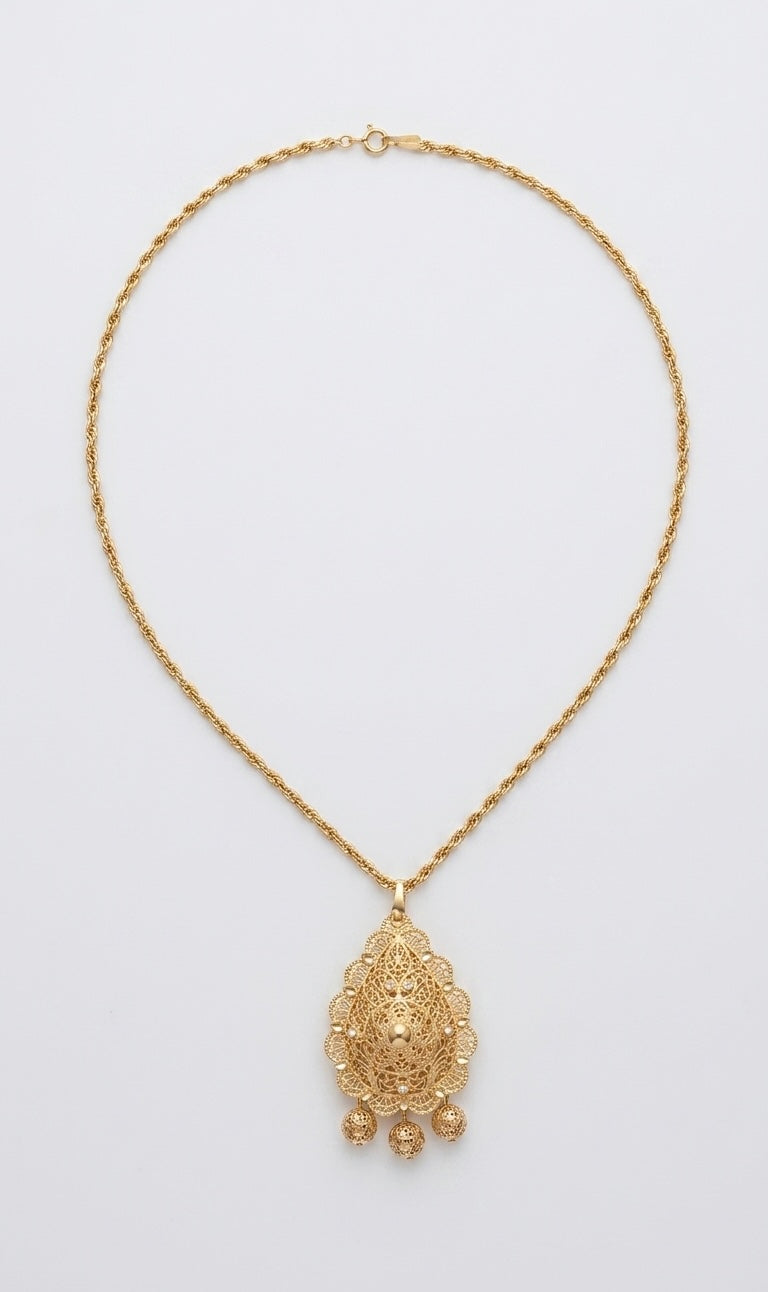 Collier Jana – bijou traditionnel algérien Lebsili