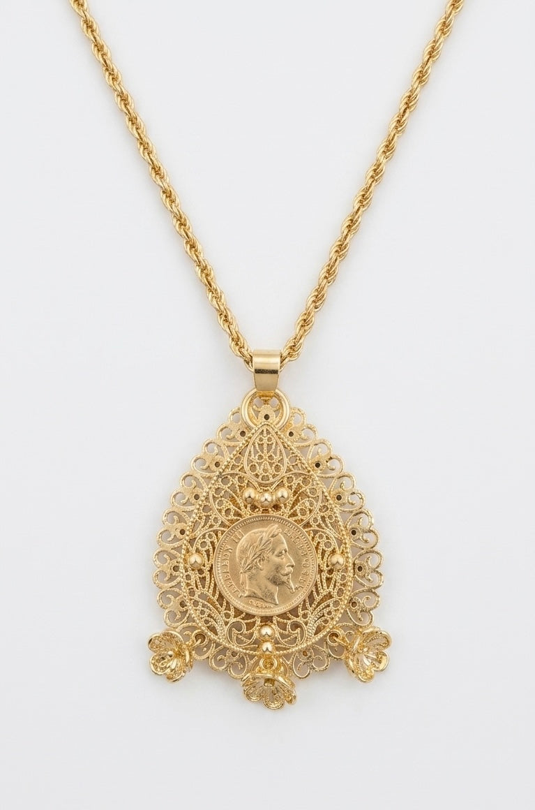 Collier Luyz – bijou traditionnel algérien Lebsili