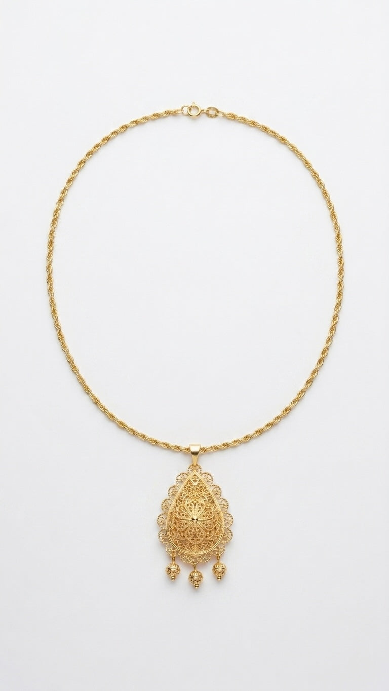 Collier Nej – bijou traditionnel algérien Lebsili