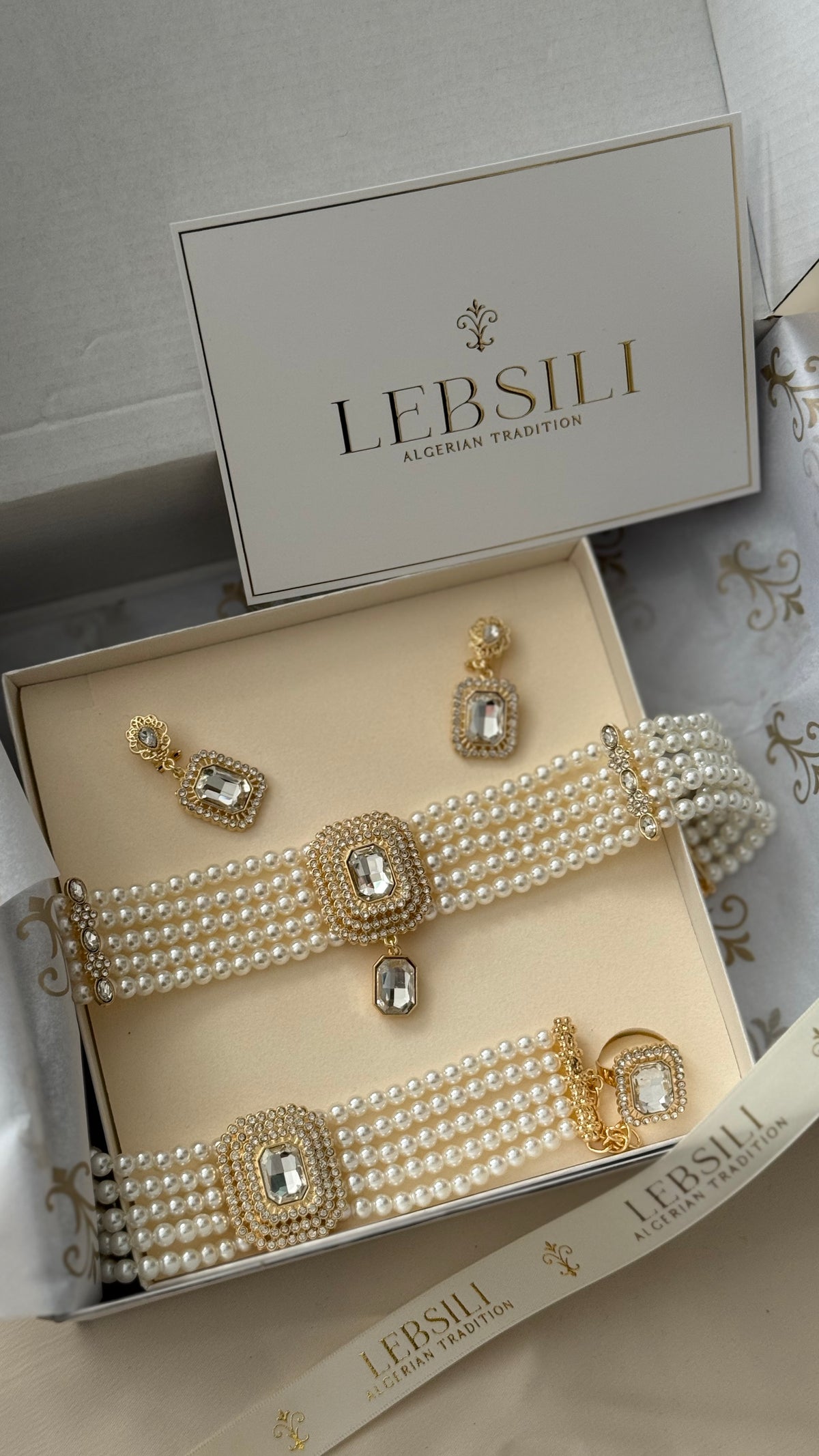 Parure Elyna – bijou traditionnel algérien Lebsili