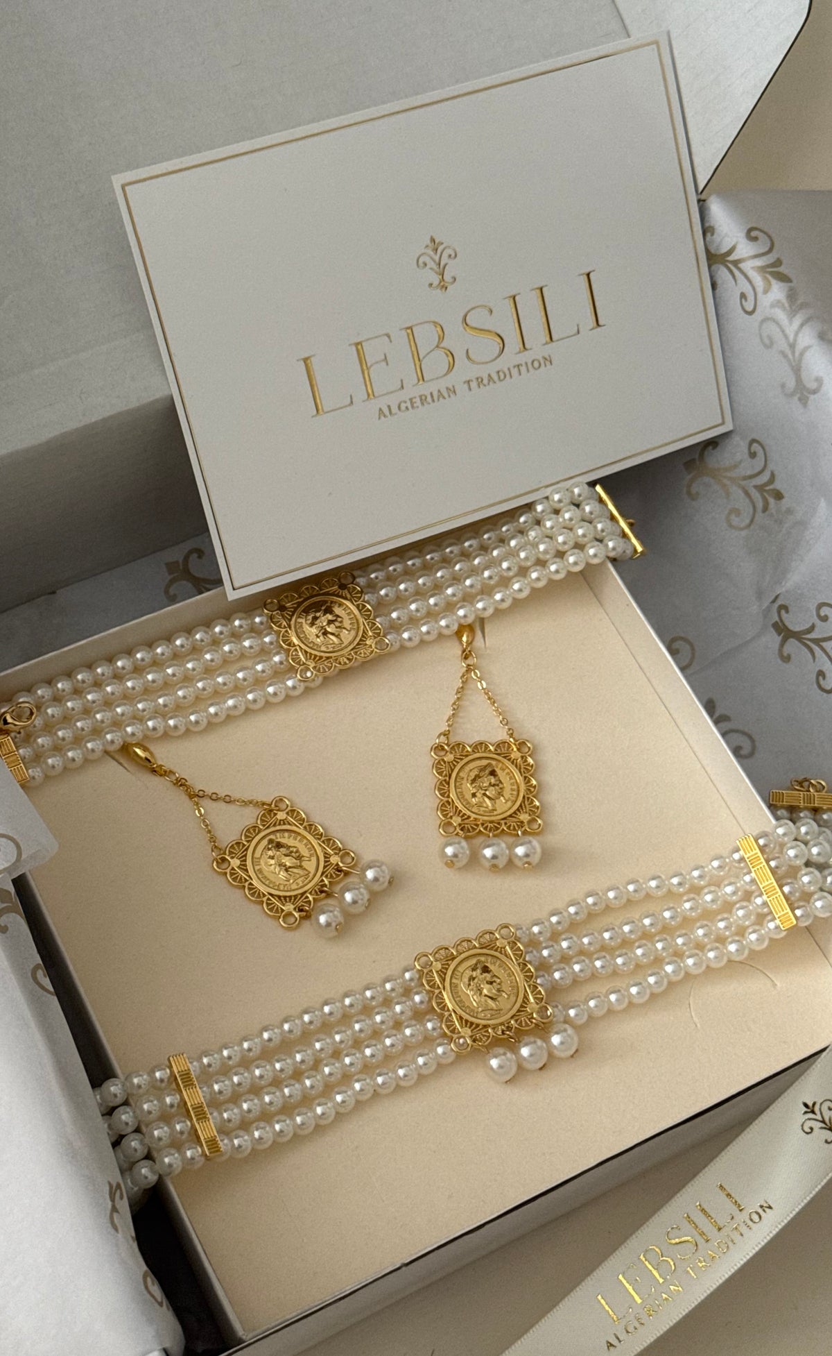 Parure Aloyna – bijou traditionnel algérien Lebsili