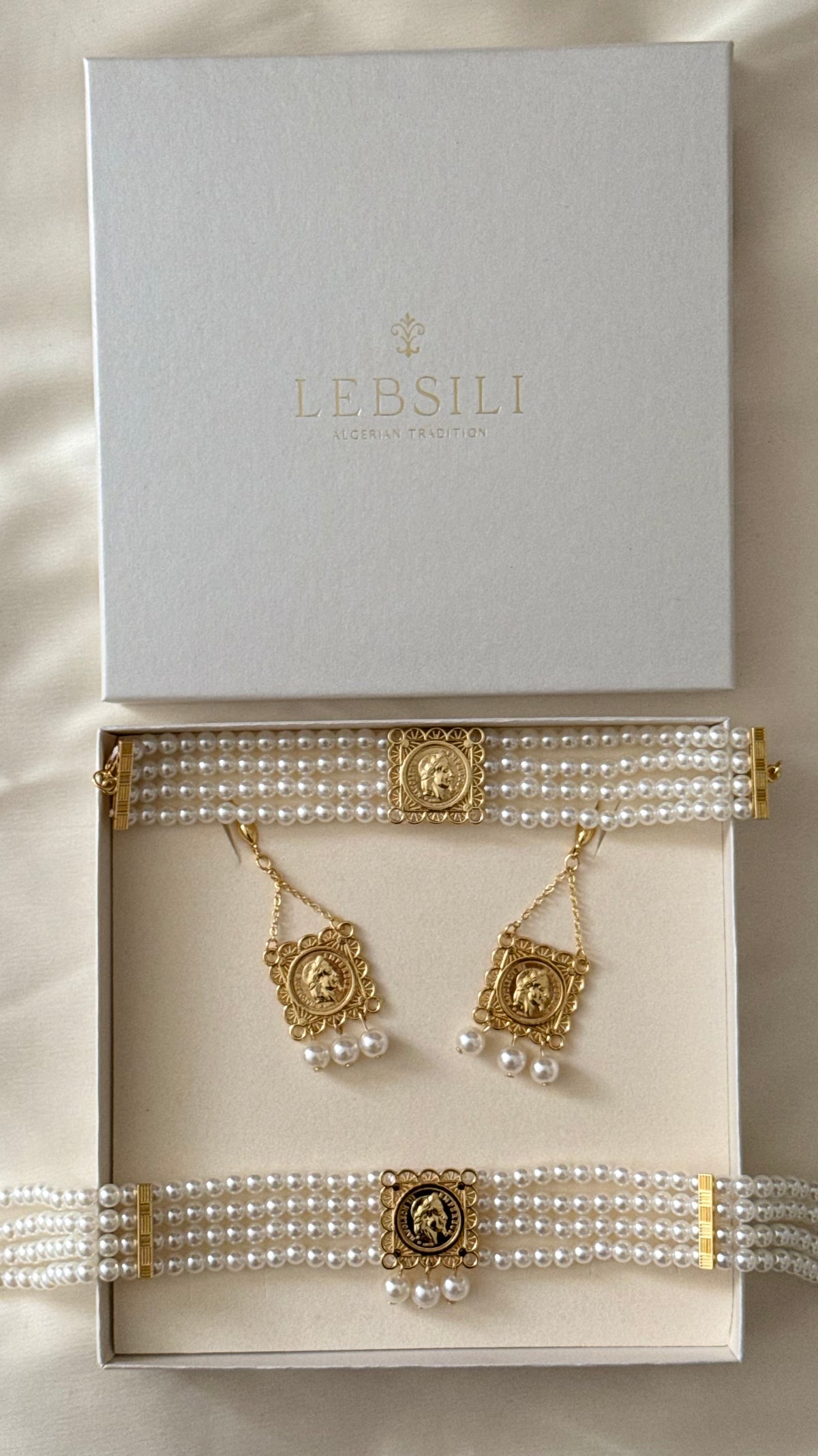 Parure Aloyna – bijou traditionnel algérien Lebsili