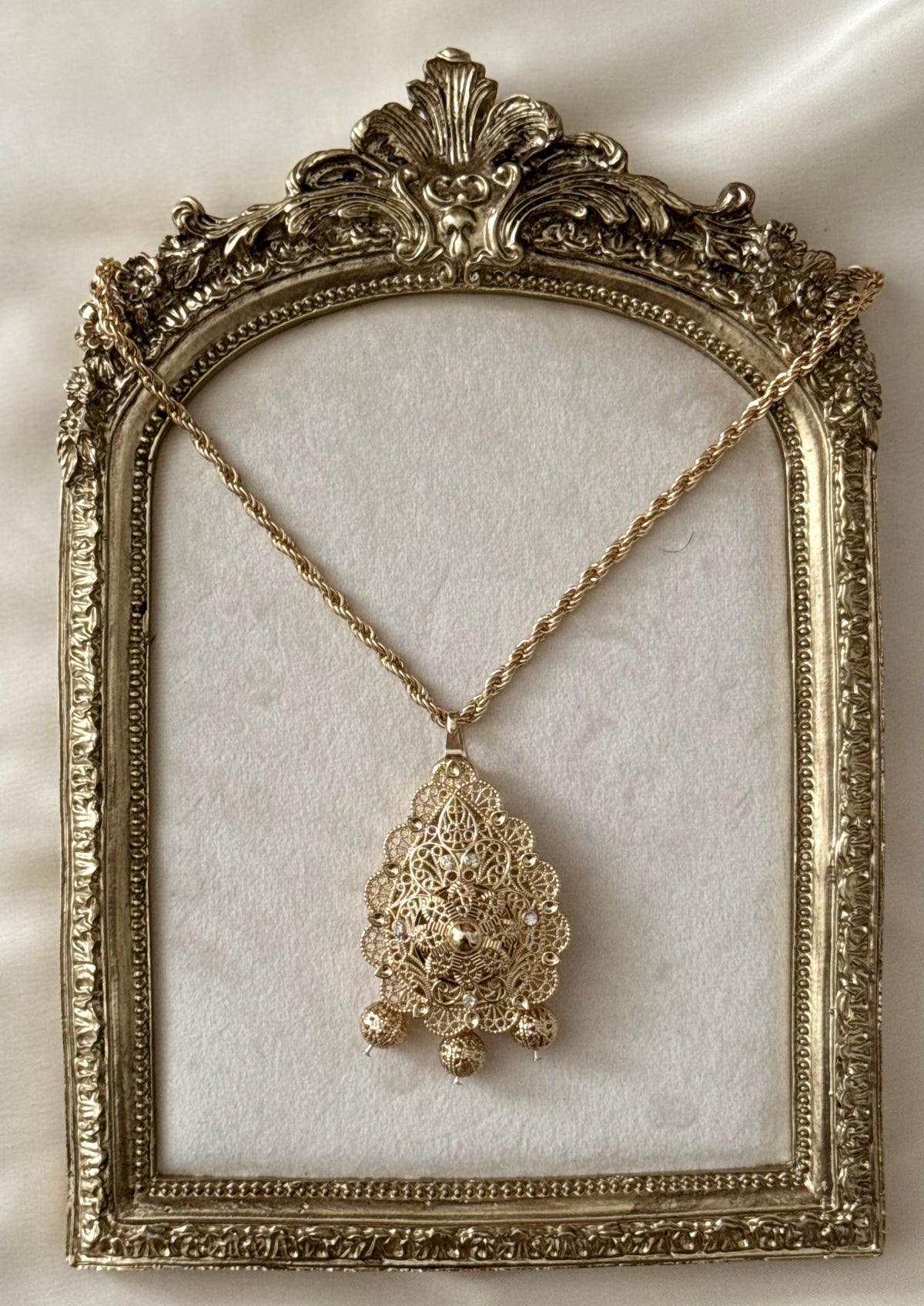 Collier Jana – bijou traditionnel algérien Lebsili