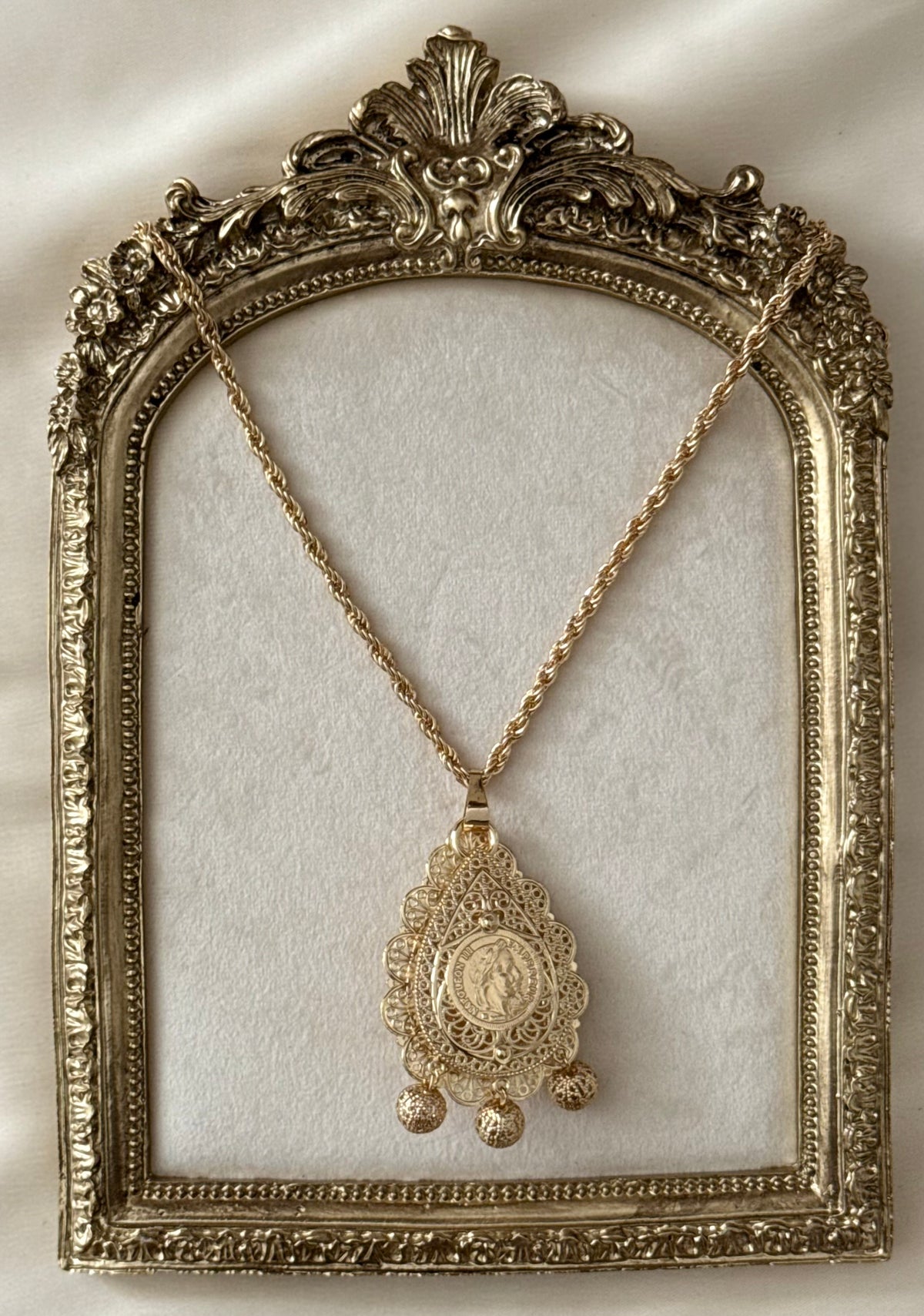 Collier Jana – bijou traditionnel algérien Lebsili
