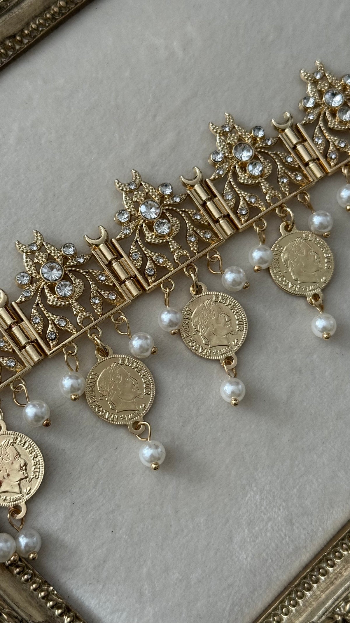 Bijou de tête Hiya – bijou traditionnel algérien Lebsili