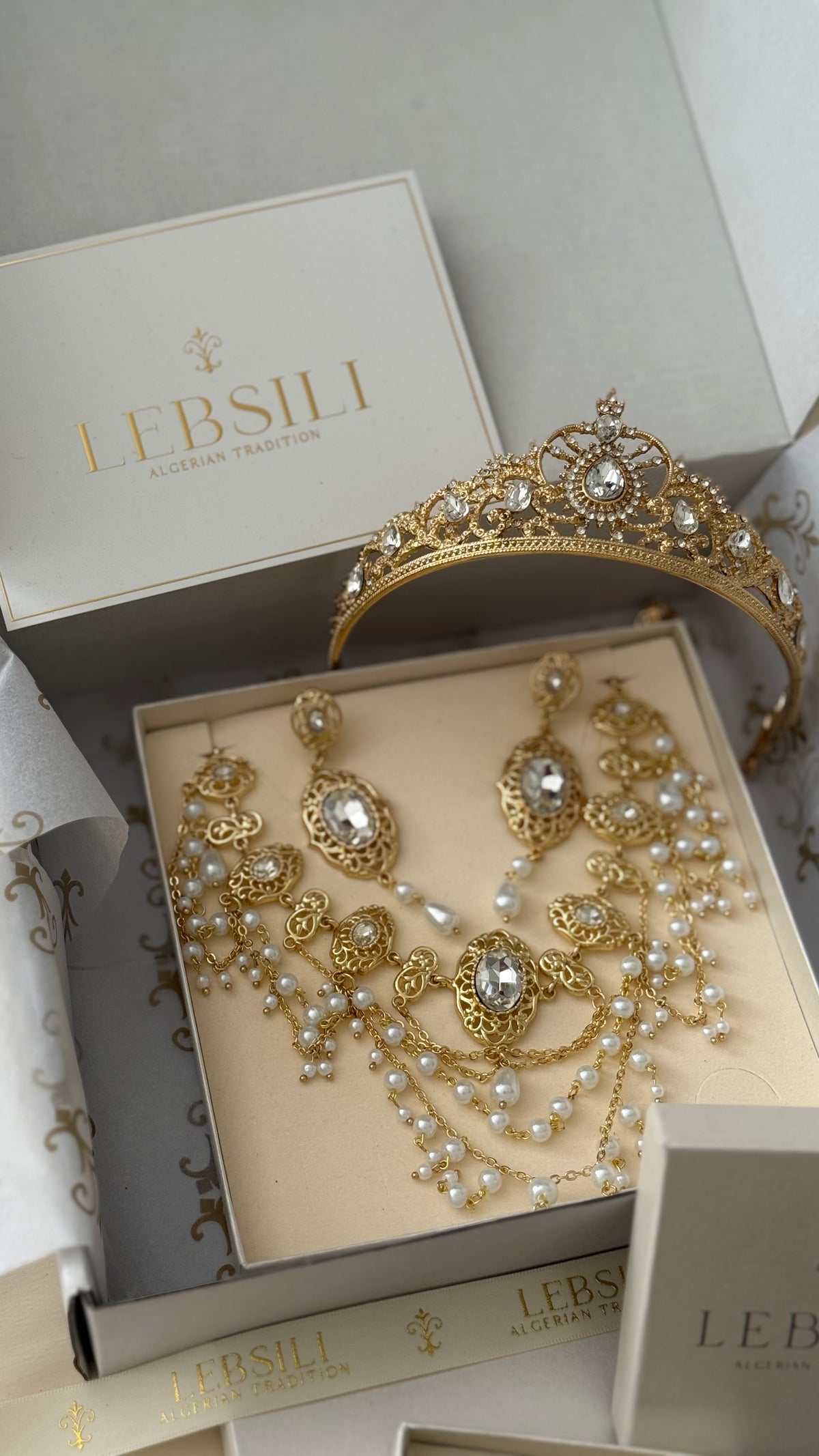 Parure Victory – bijou traditionnel algérien Lebsili