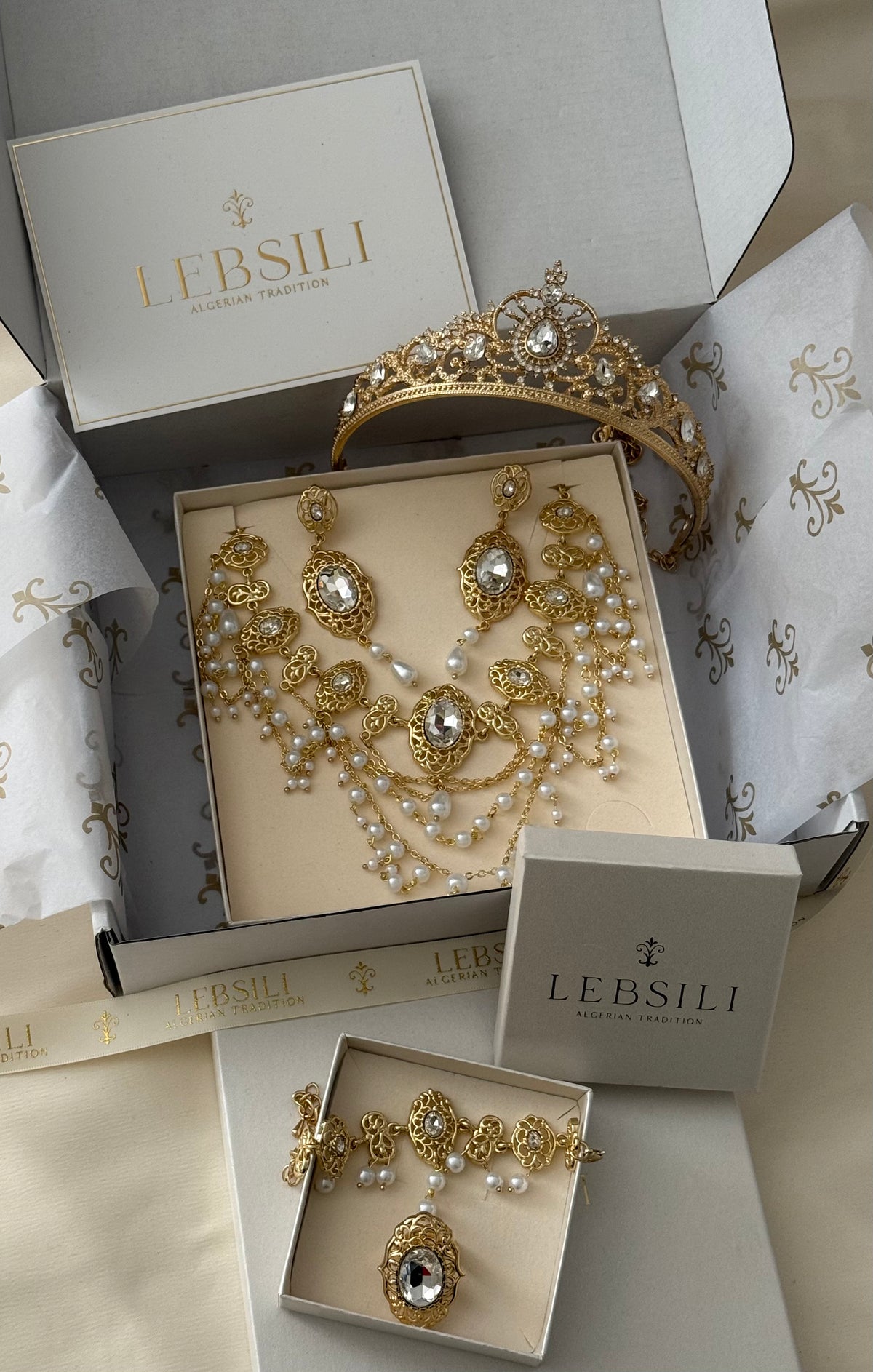 Parure Victory – bijou traditionnel algérien Lebsili