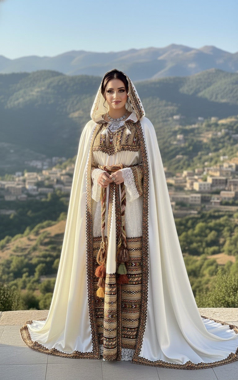 Tenue kabyle mariée - dentelle