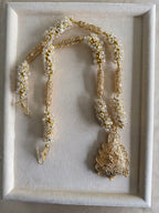 Transparent beaded skhab