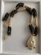 Black beaded skhab