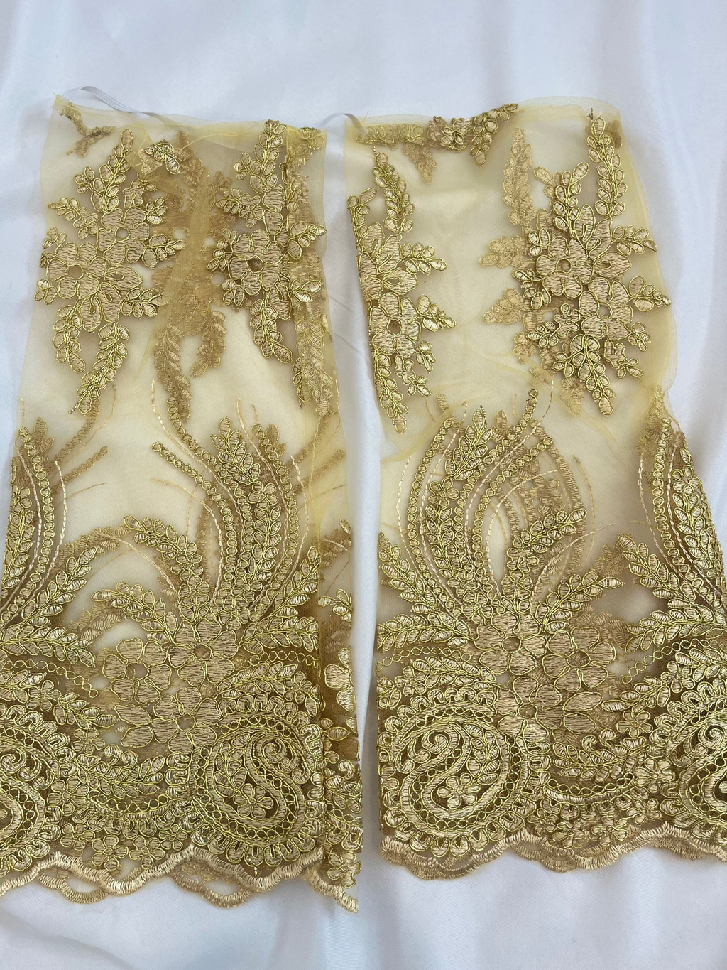 Manches dentelle simple